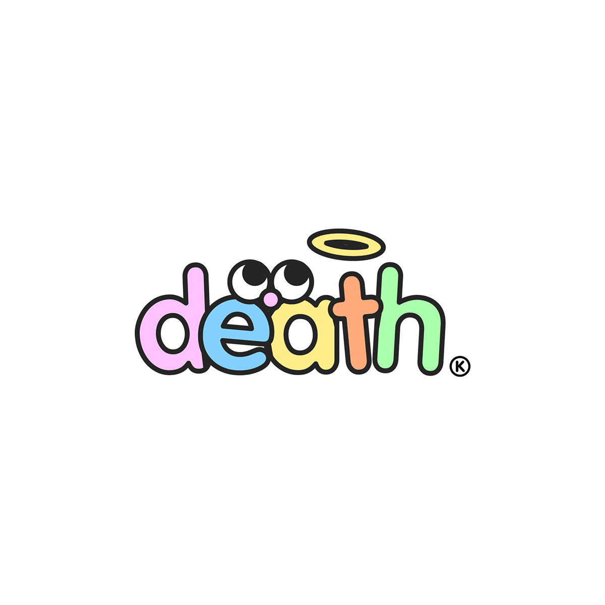death logo cute fresh Clothing streetwear Fashion  ILLUSTRATION  KIKILLO irony