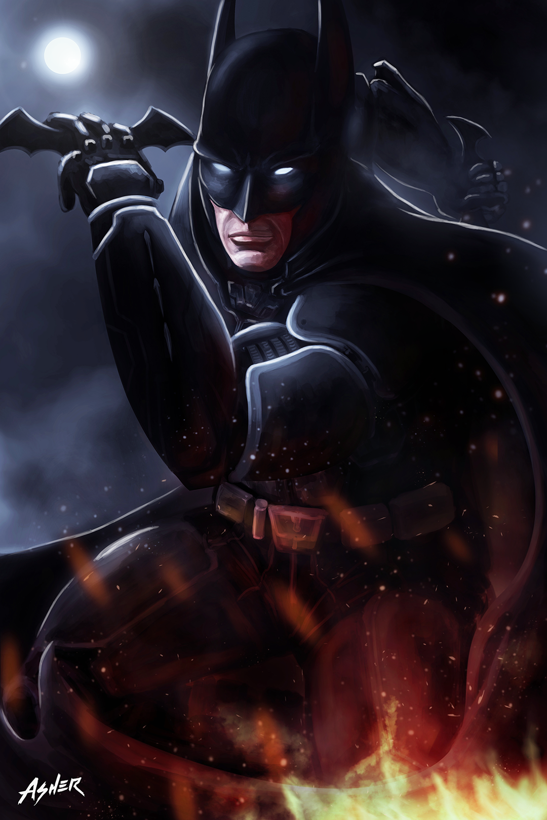 batman Arkham movie comics SuperHero ASher Ben Alpay
