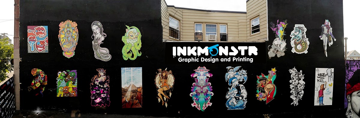 inkmonstr stickysituation nyc staten island stickers art show Competition