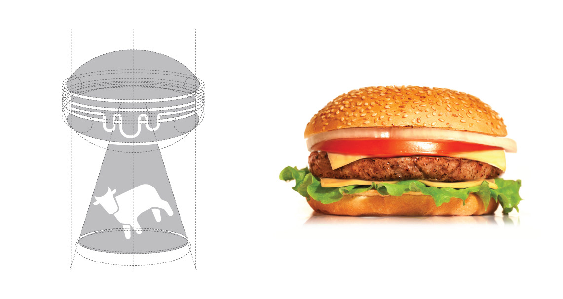 Beef burger logo