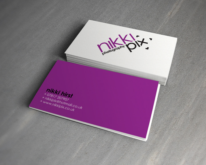 Nikki Pix  Photography Stationery brand identity