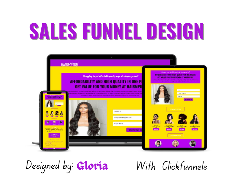 clickfunnels funnel design funnels design designing designer clickfunnel expert clickfunnel landing page