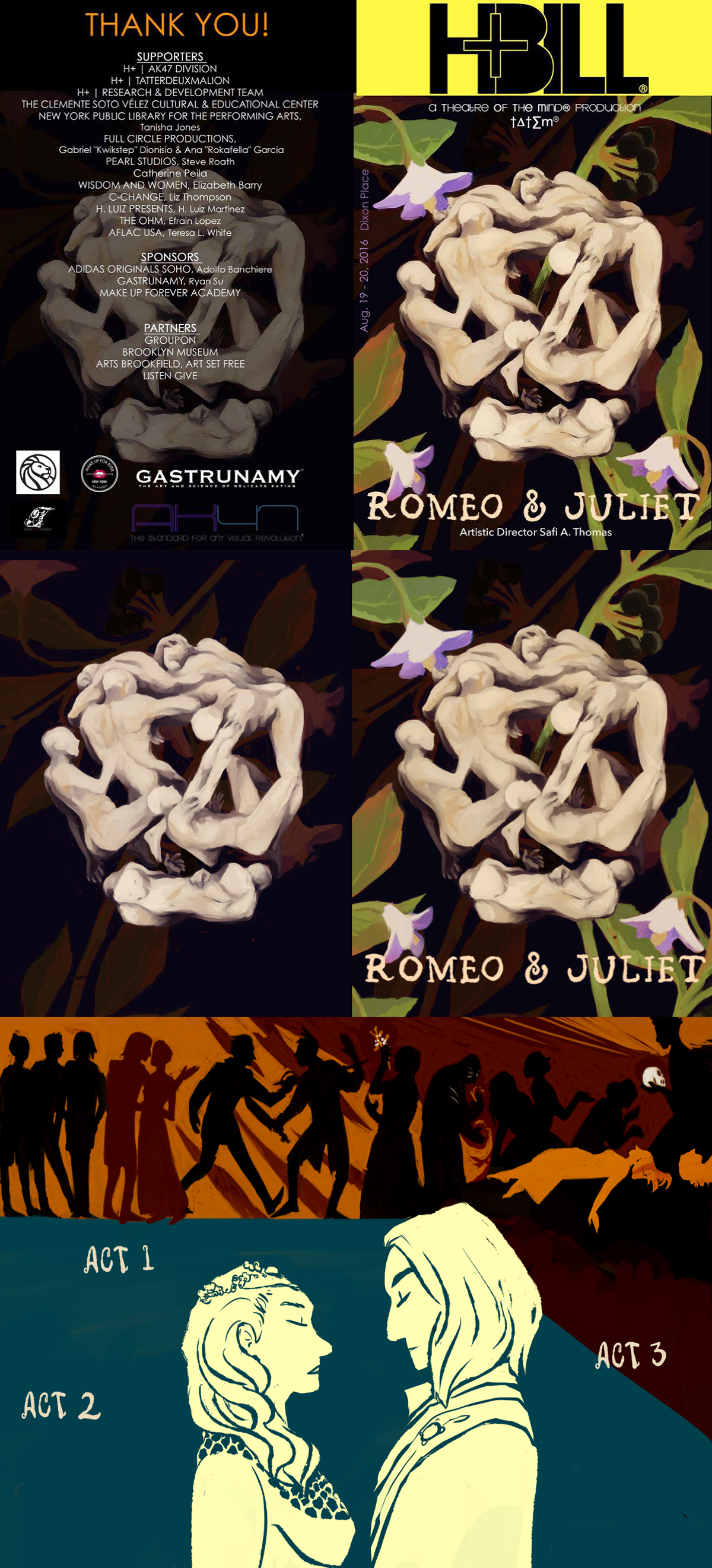 H+ hip hop conservatory New York DANCE   hip hop Romeo and Juliet playbill