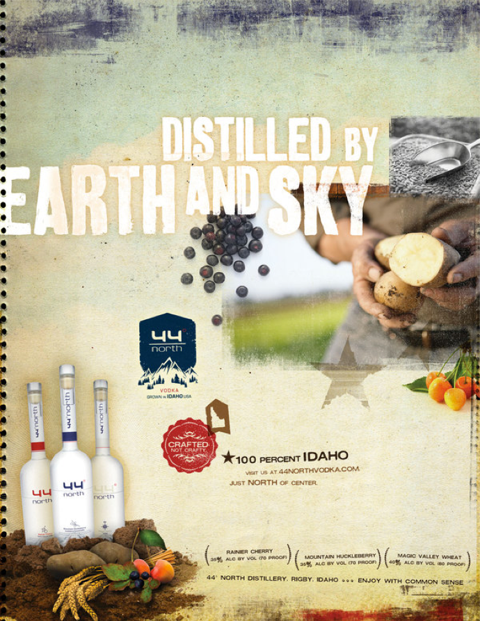 food and beverage Creativity presentation messaging Vodka Spirits Logo Design