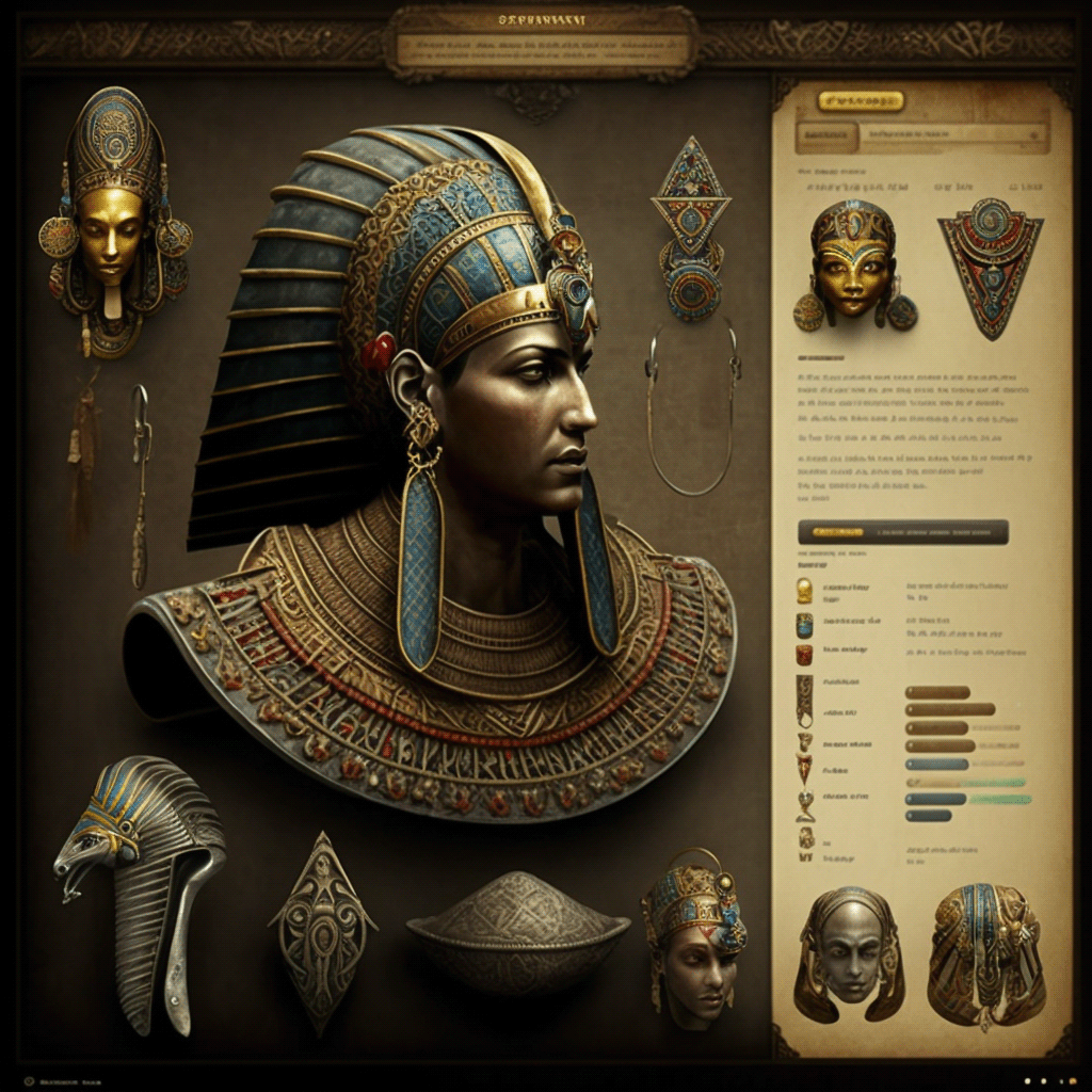 Advertising  design egypt identity king queen UI/UX user interface Web Design 