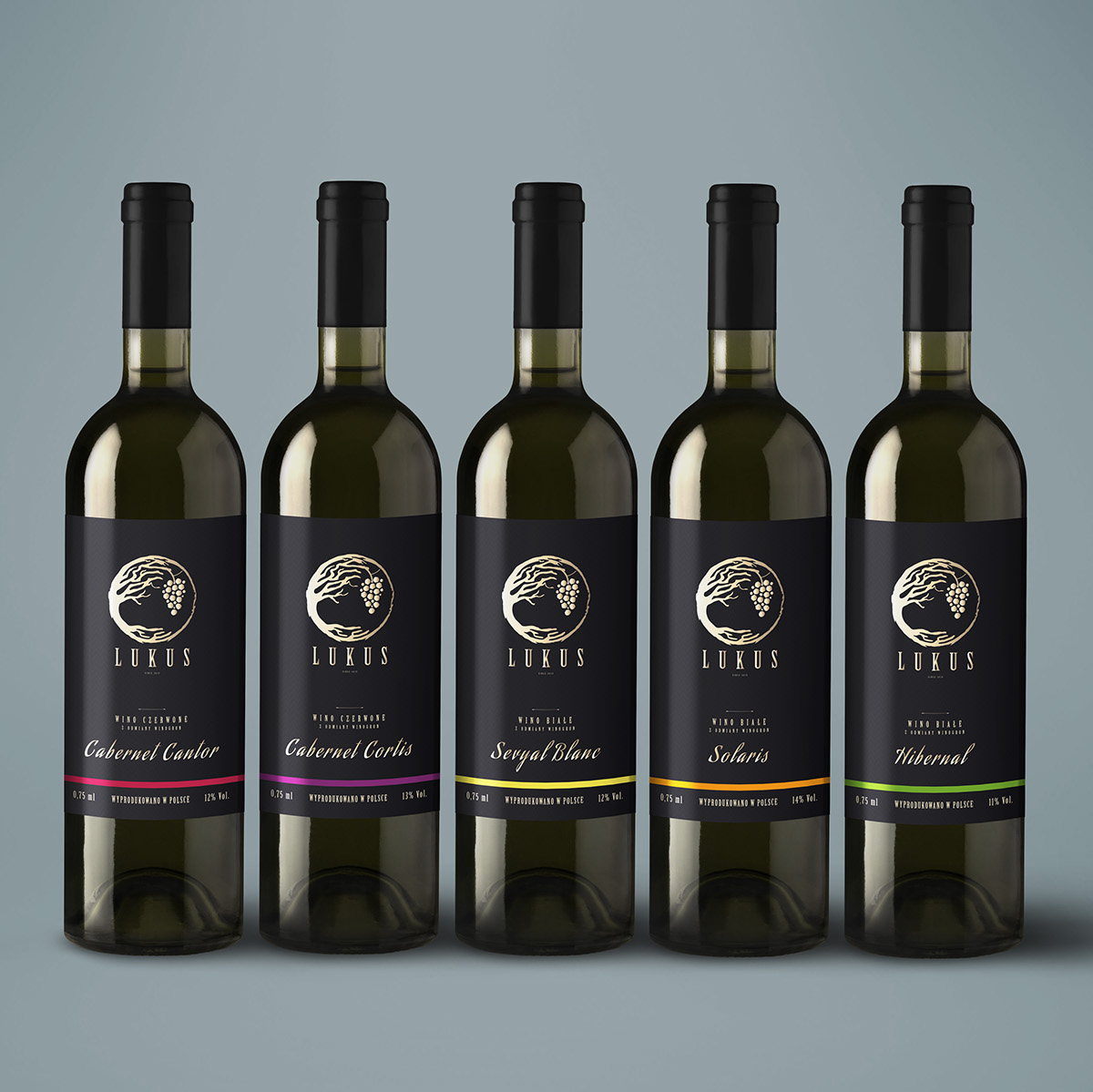 Lukus Wine Bottle wine wine stickers wino Etykieta 