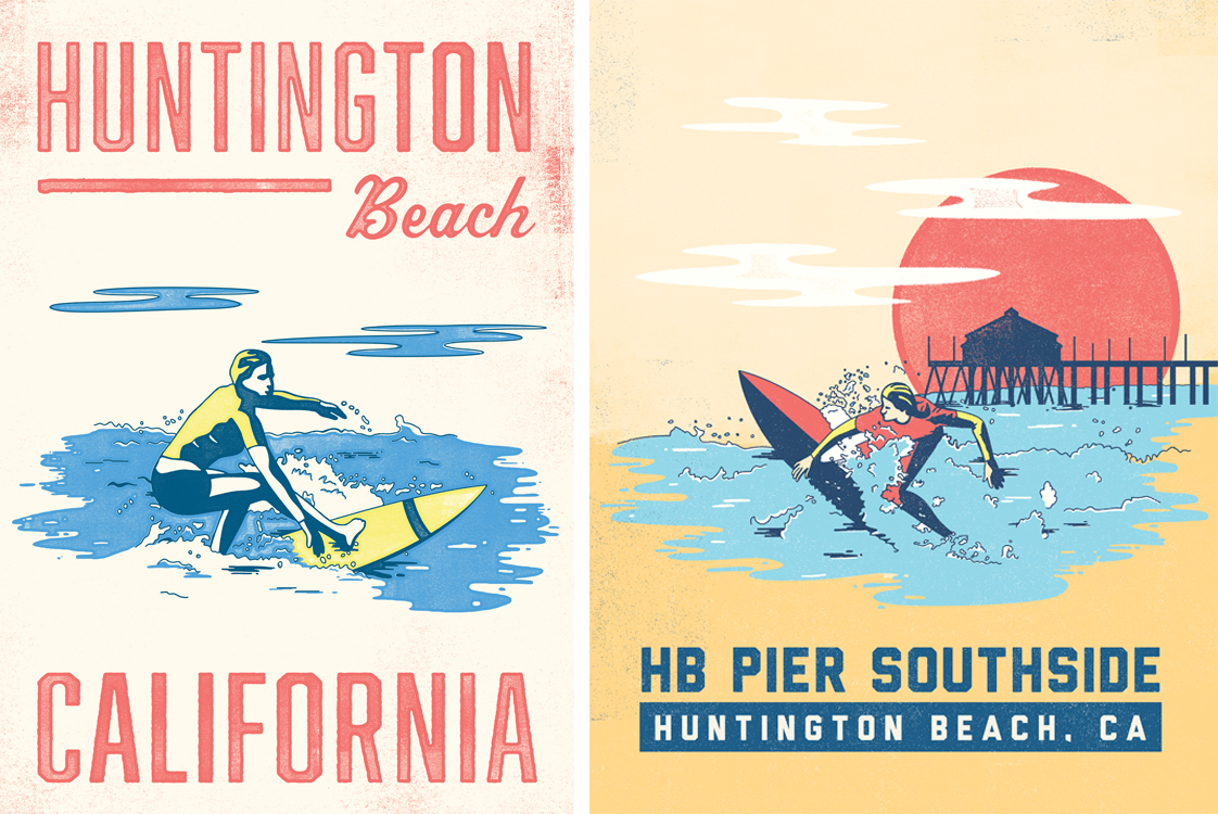 vintage Surf surfing Samsung galaxy galaxys6 HuntingtonBeach usopenofsurfing beach California posters lettering type