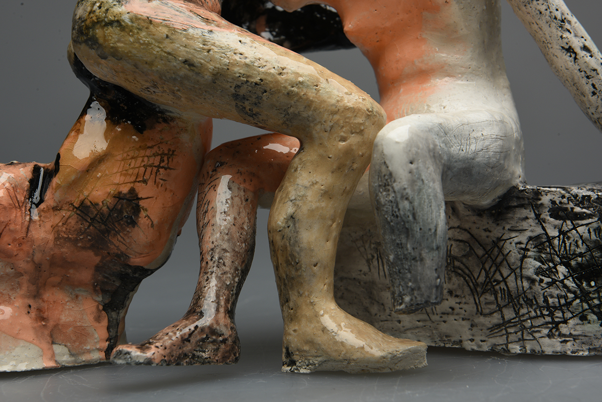 clay ceramics  ceramic sculpture sex couple art
