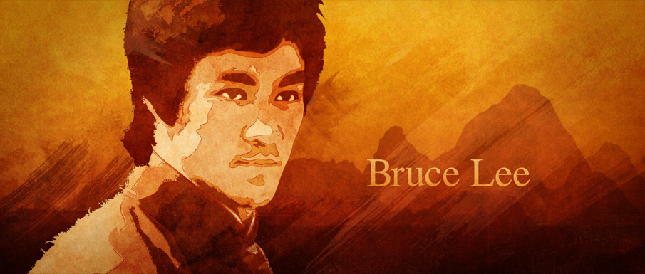 design  motion  animation title sequence bruce lee Enter the dragon  dragon Bruce year of dragon texture water color movie martial art jeet kune do
