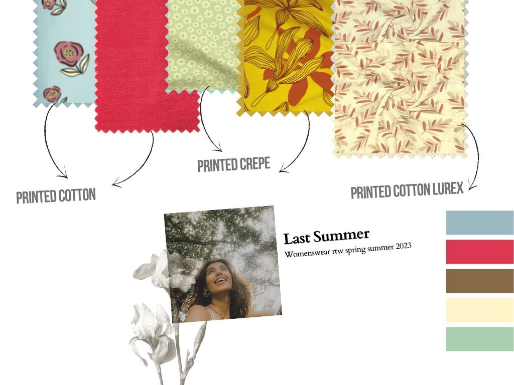 Collection fashion design Flats ILLUSTRATION  indian kurta rtw Spring summer summer womenswear