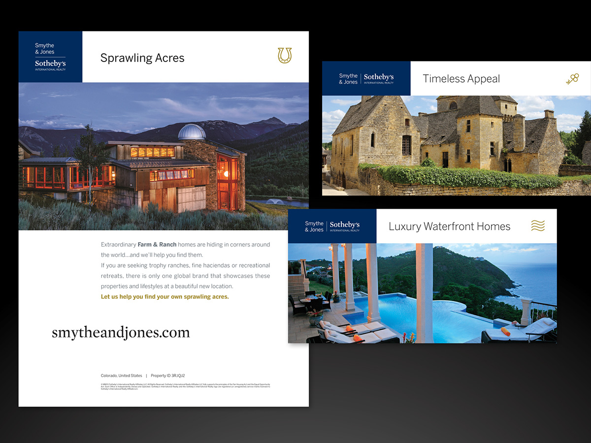 Adobe Portfolio real estate luxury branding 