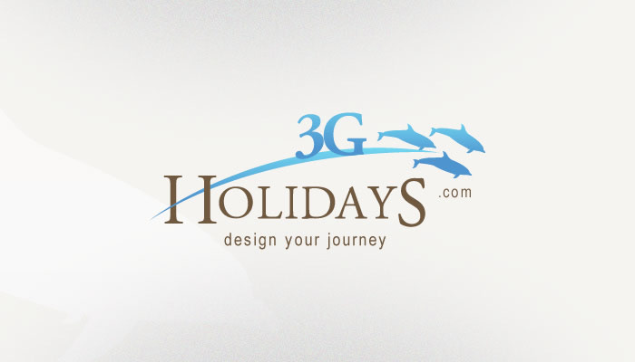 3G Holidays Logo Design Travel logo
