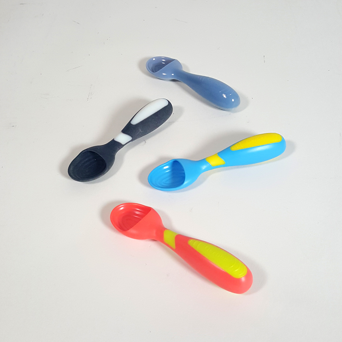 gerber baby NUK spoon utensils design product TPE ergonomic Overmold