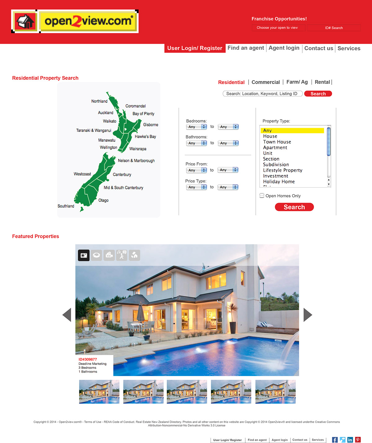 Web design home page