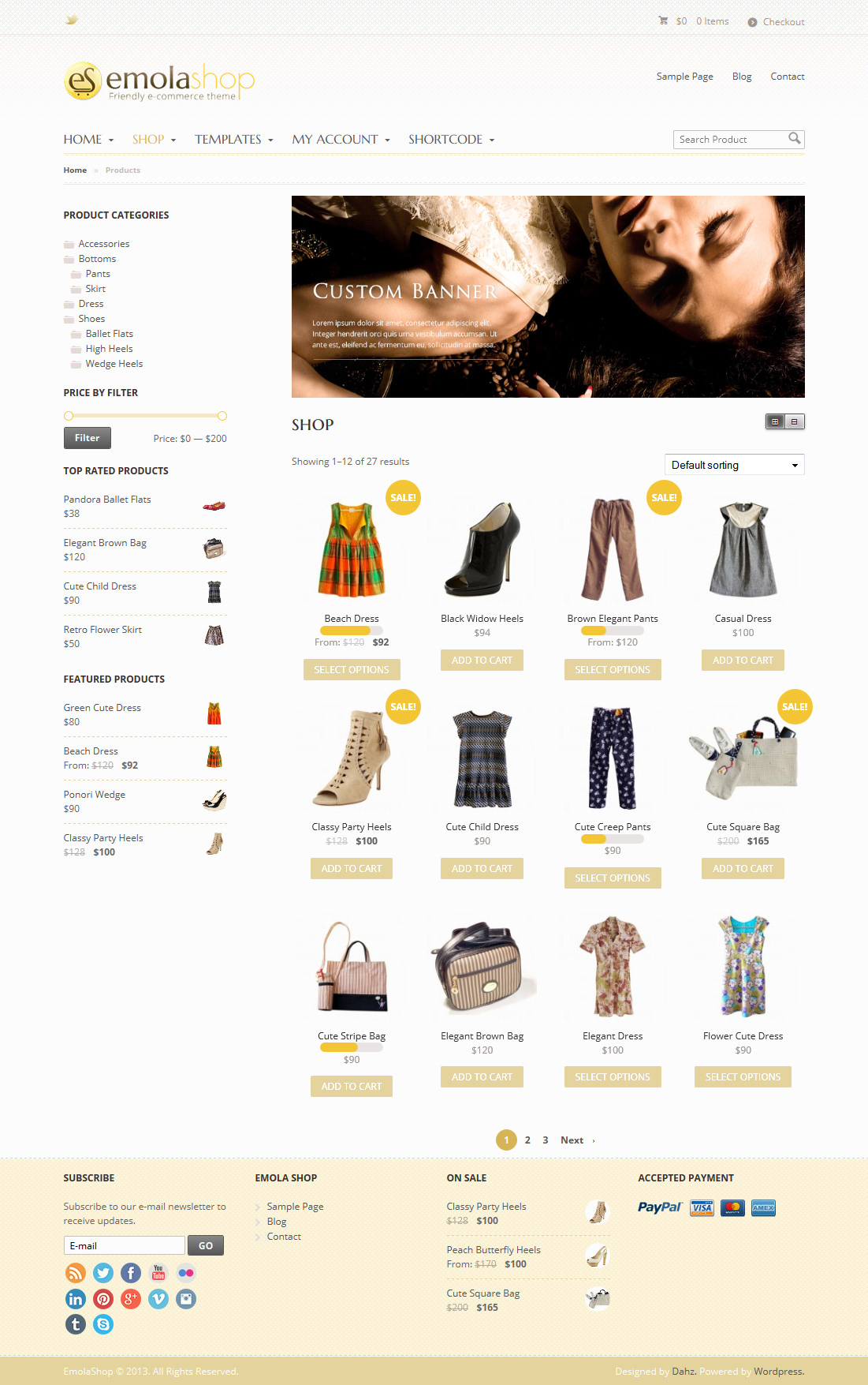 Woocommerce online store Website themeforest