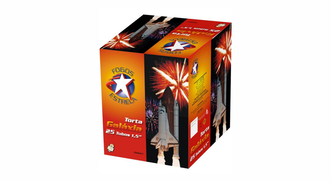 embalagem design gráfico fogos de artifício