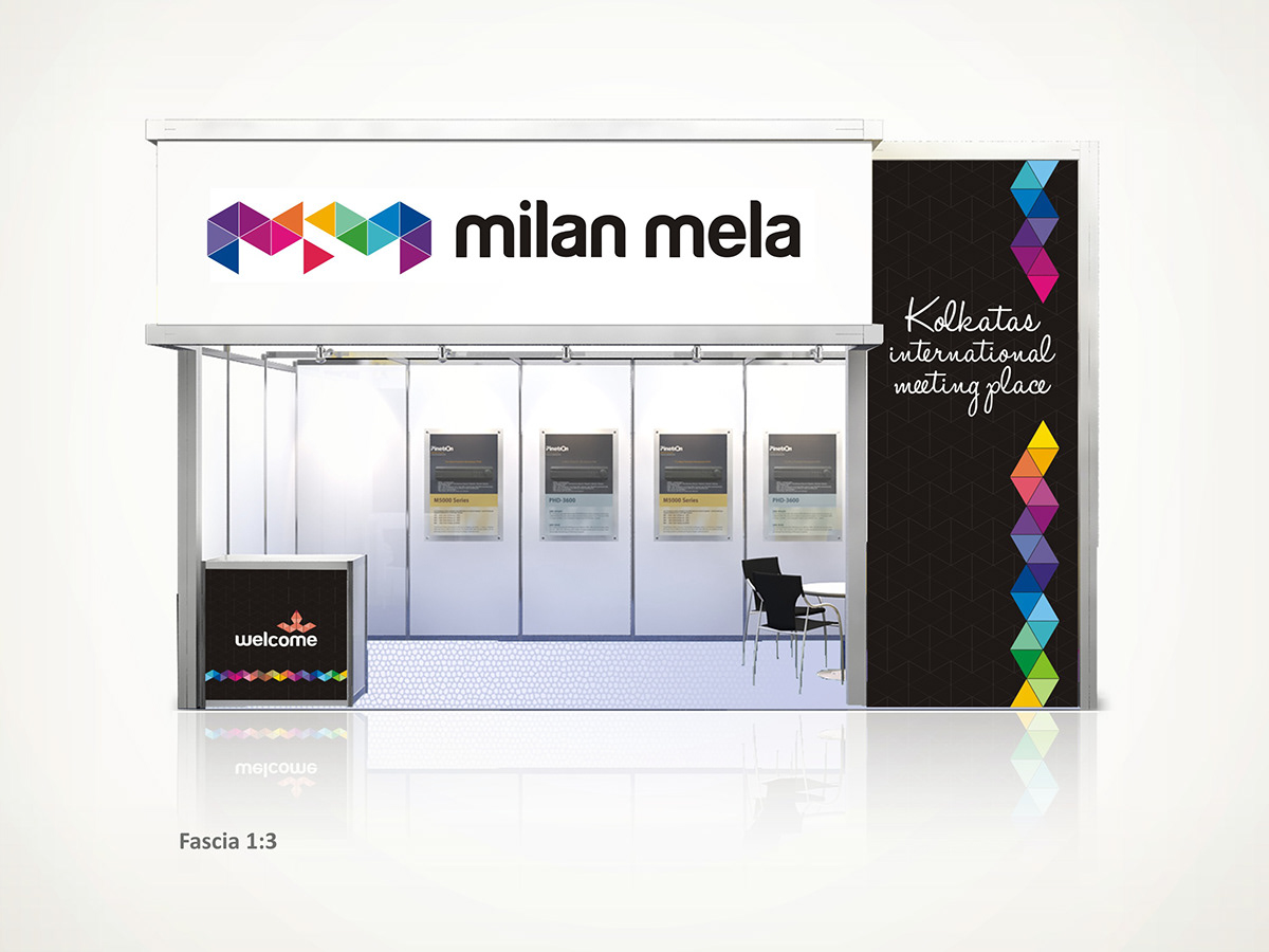 milan mela identity kolkatta wbtpo Logo Design logo milan mela trade fair