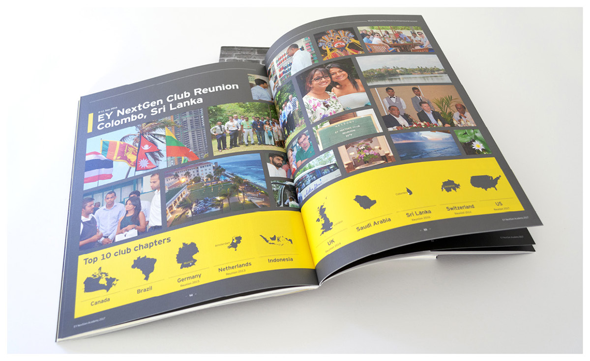 EY Gmund Urban brand identity broschure Ernst & Young graphic design  Layout NextGen Academy print Medienmassiv