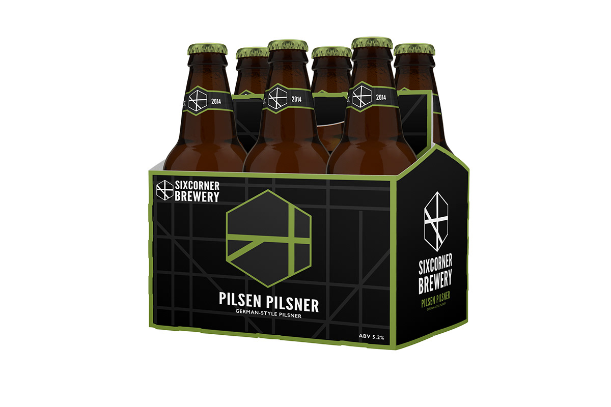 adobe photoshop Illustrator package beer brewery chicago Il illinois bottles mock up
