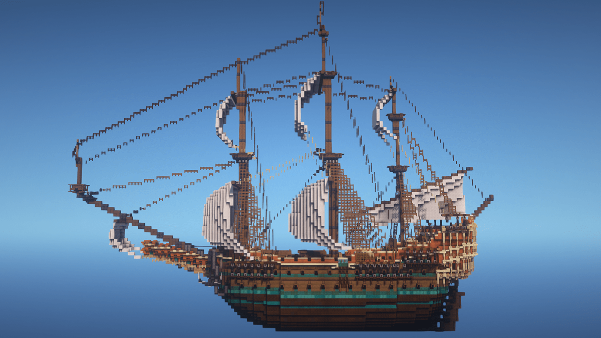 build medieval ships minecraft boat Ocean sea ship