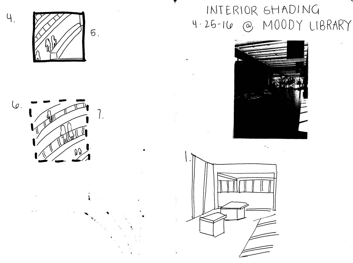 sketchbook sketches furniture interiors baylor university