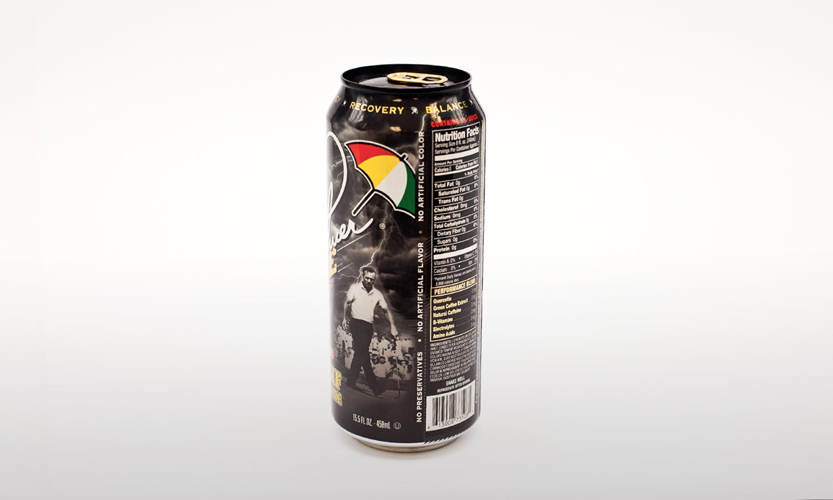 Mpire arnold palmer energy drink Can Design product development