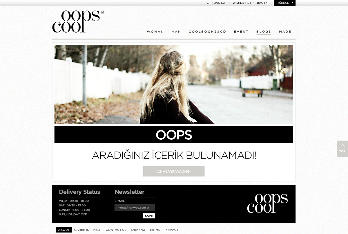 oops  oops cool  fashion portal portal sales moda türkiye istanbul
