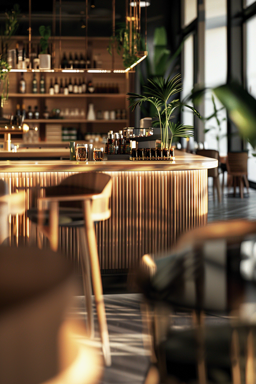 ai midjourney interior design  Interior cafe Coffee restaurant design HORECA midjourney architecture