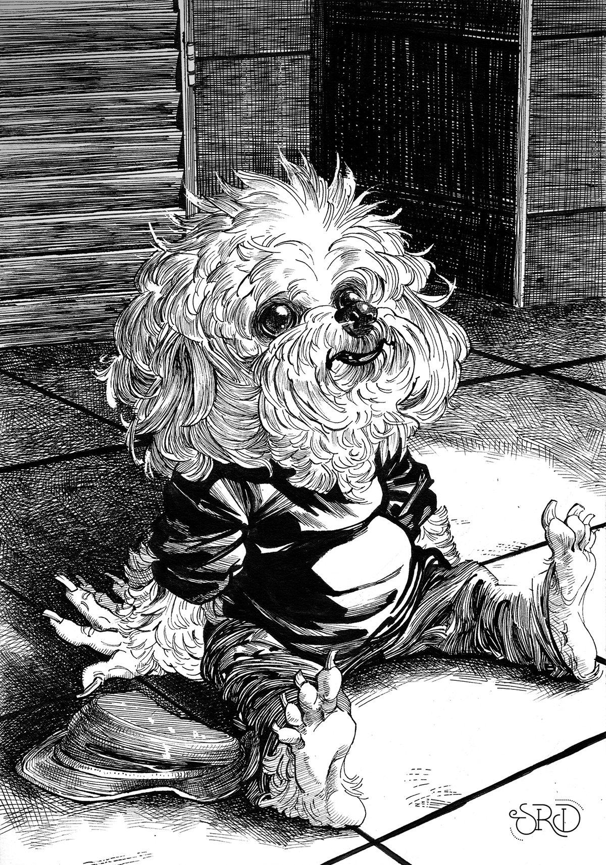sequential comics hatching Anthropomorphic dog SRD
