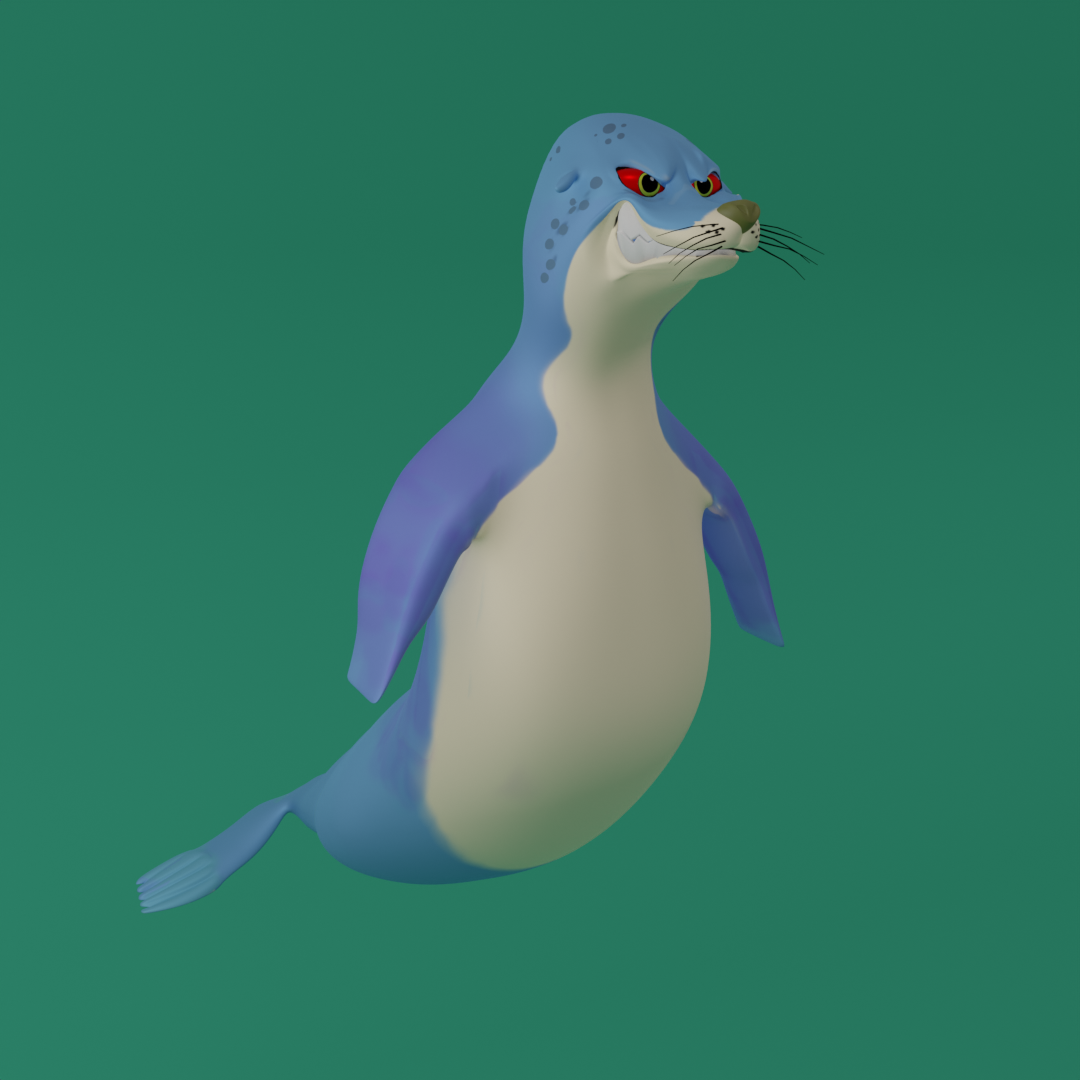 3D 3d modeling blender blender3d cartoon CGI Character Character design  Render sea