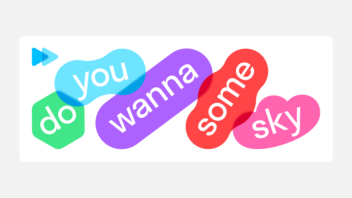 branding  color Emoji fastforward identity logo motion skyeng stickers typography  