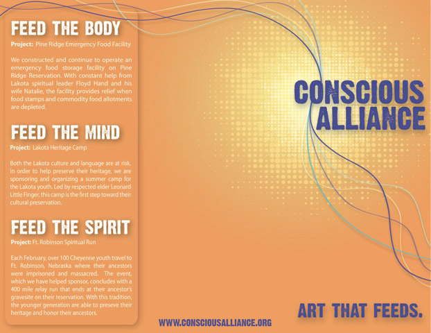 allison boozer Allison Boozer design brochure design Conscious Alliance