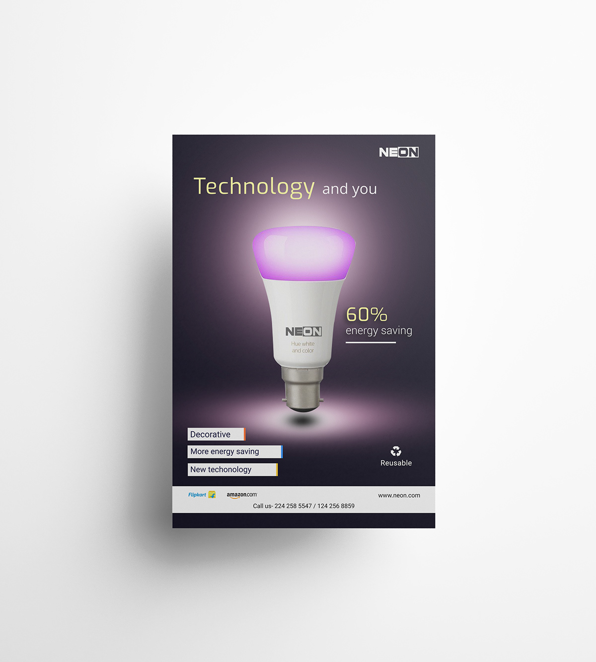 light bulb branding  graphic design  poster banner advertisement logo visiting card newspaper ads