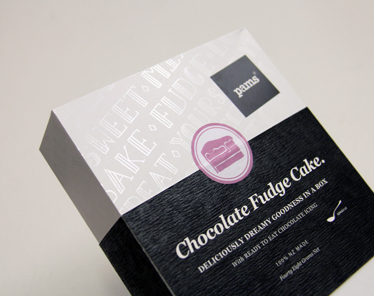 premium Packaging pams newzealand minimal overgloss black and white