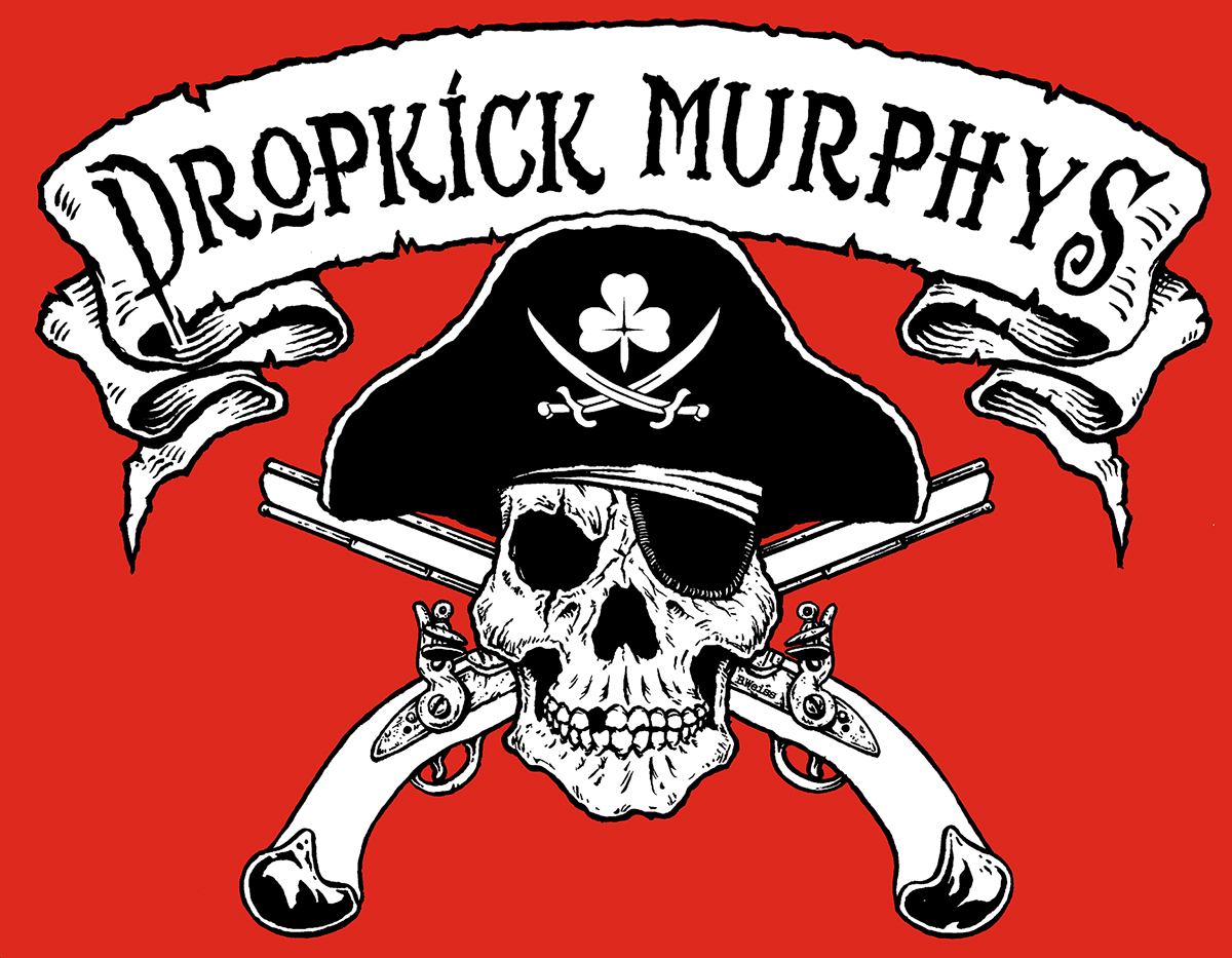 dropkick murphys irish punk pirate skull music band