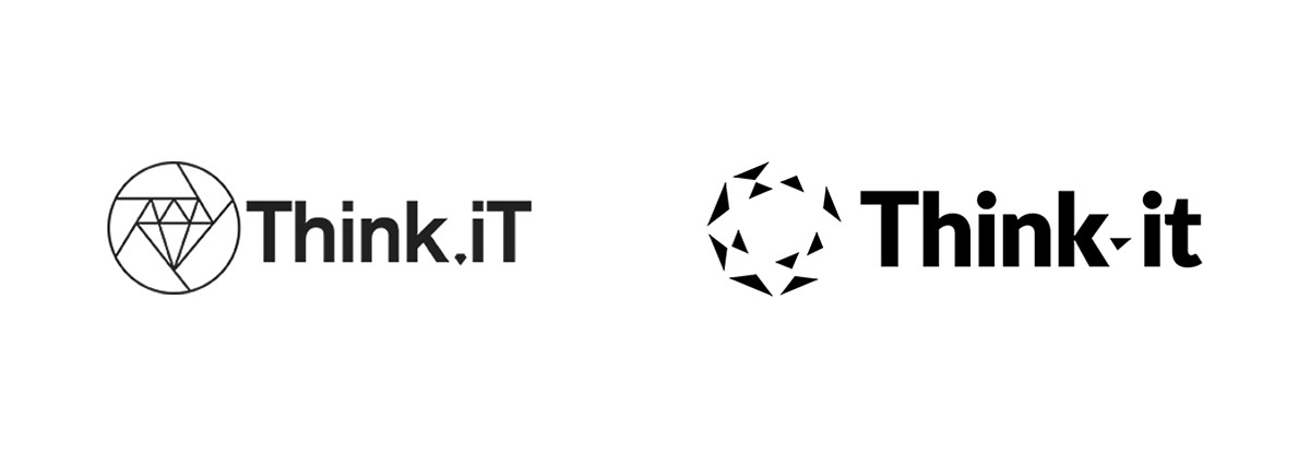 Adobe Portfolio think-i corporate identit branding  Technology Logo Design