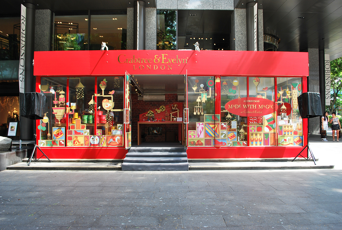 Pop-up store Christmas orchard road