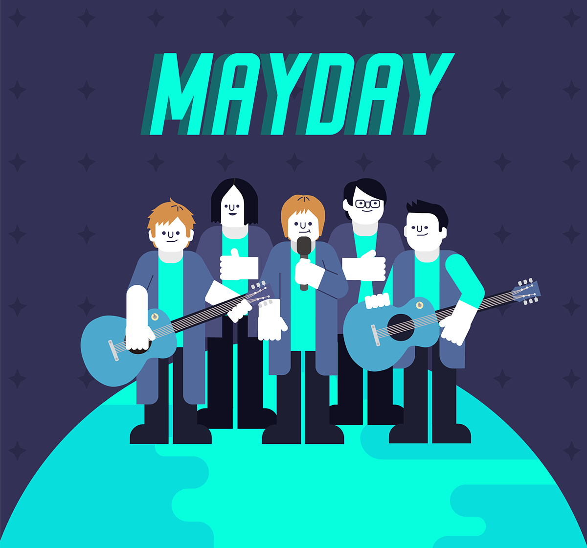 infographic ILLUSTRATION  mayday infomation graphic concert design poster taiwan band