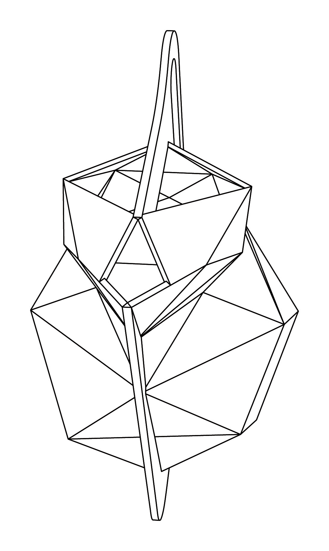 kitchen Carafe  jar polygon polygonal tesellation Geometrical  rational
