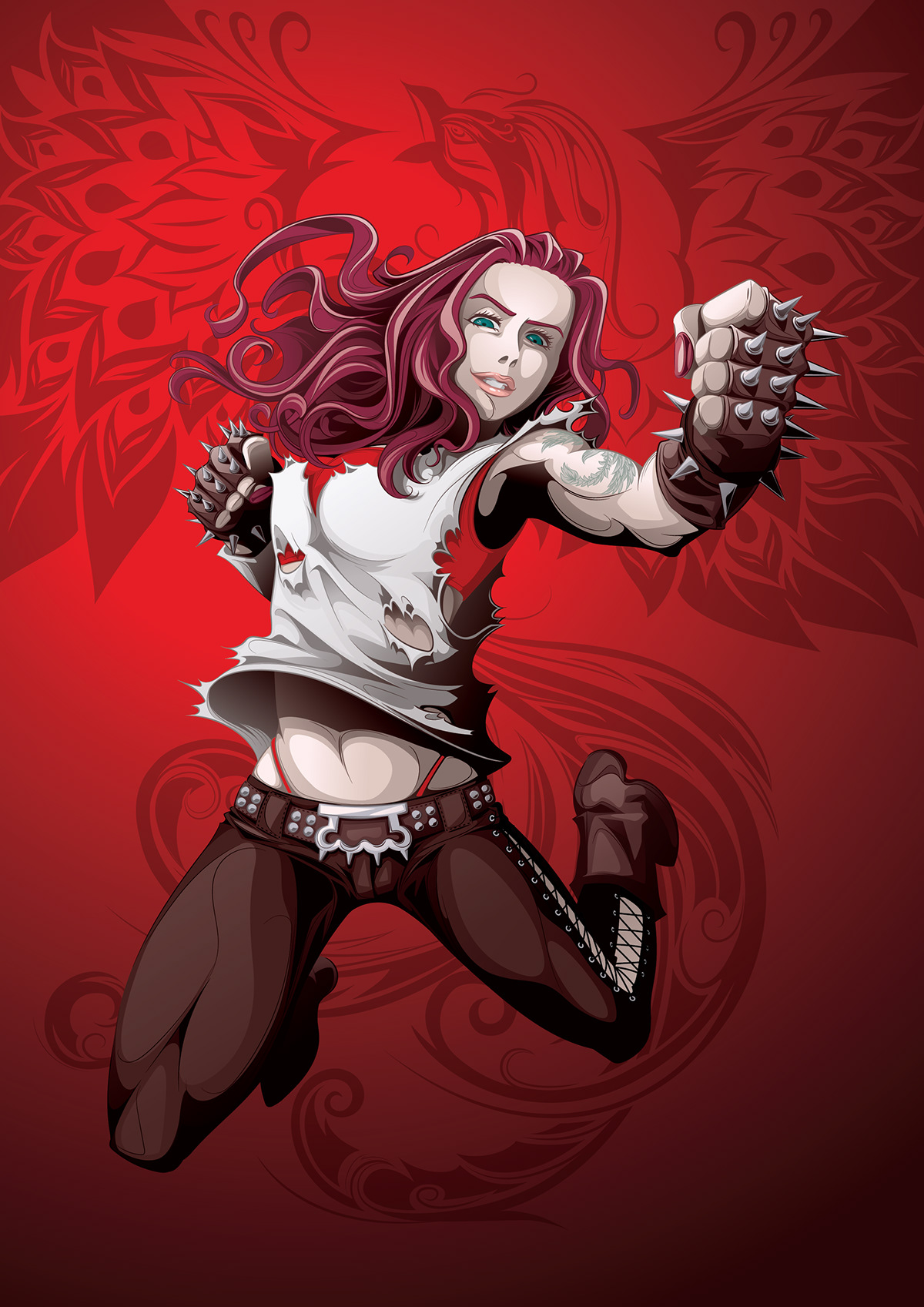 ILLUSTRATION  Character design  Character Fighter warrior fantasy novel