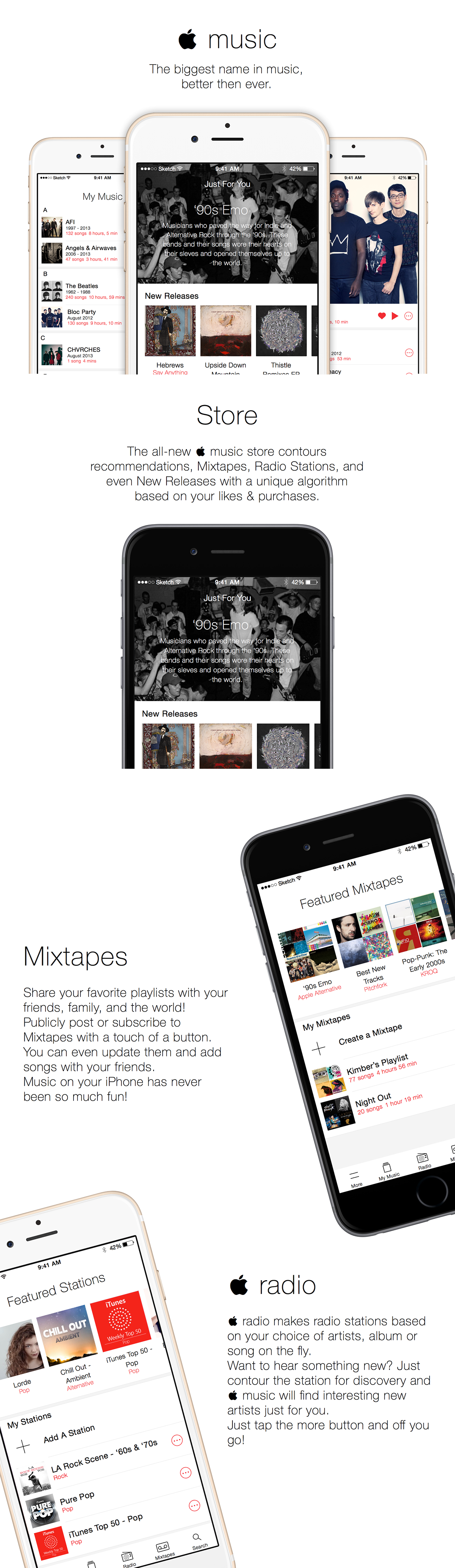 apple itunes beats music iTunes Radio Mixtapes