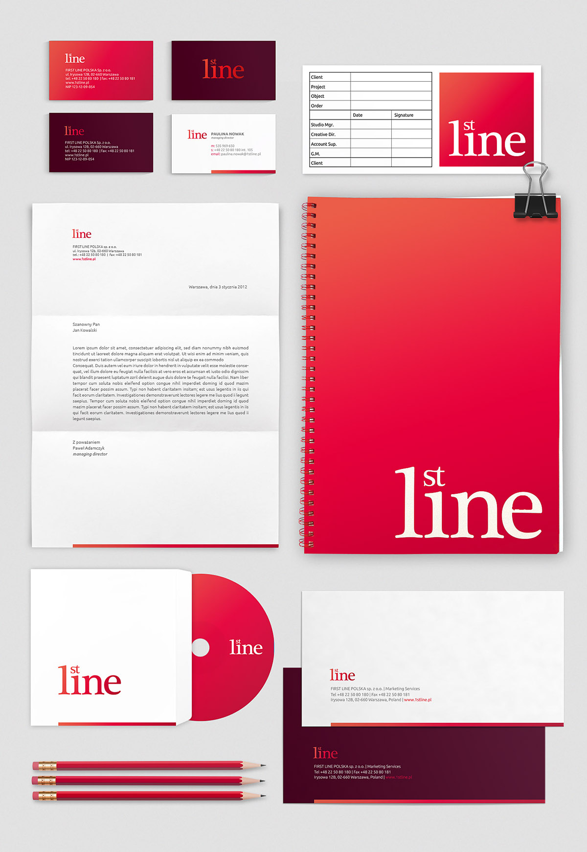 1st Line design marketing  
