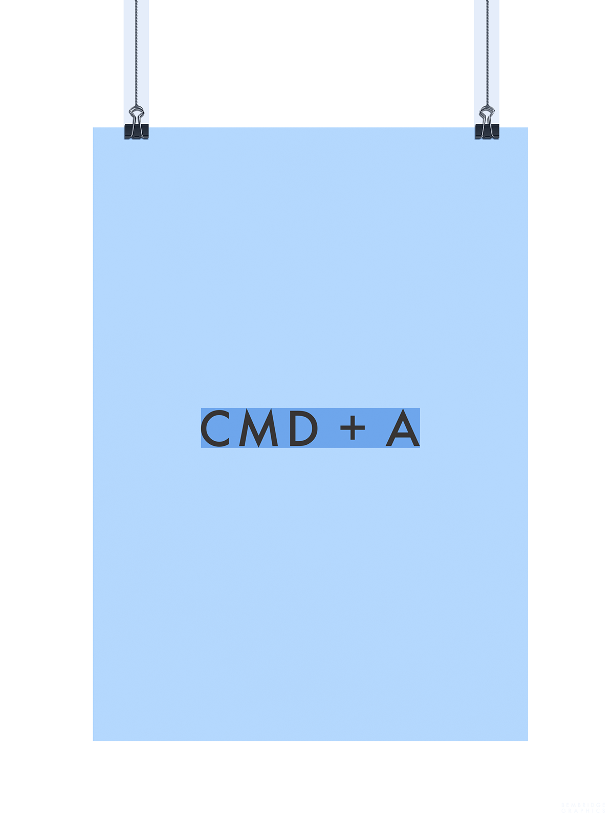 command funny humour keyboard minimal narrative poster select simple type