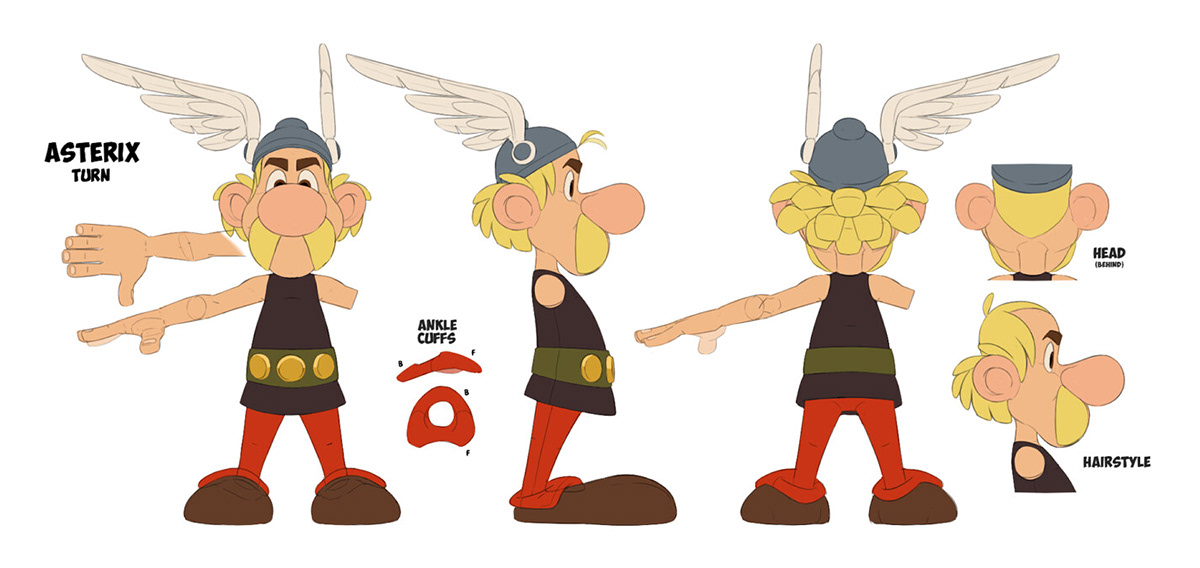 Asterix Character design  CHRIS PALAMARA Game Art