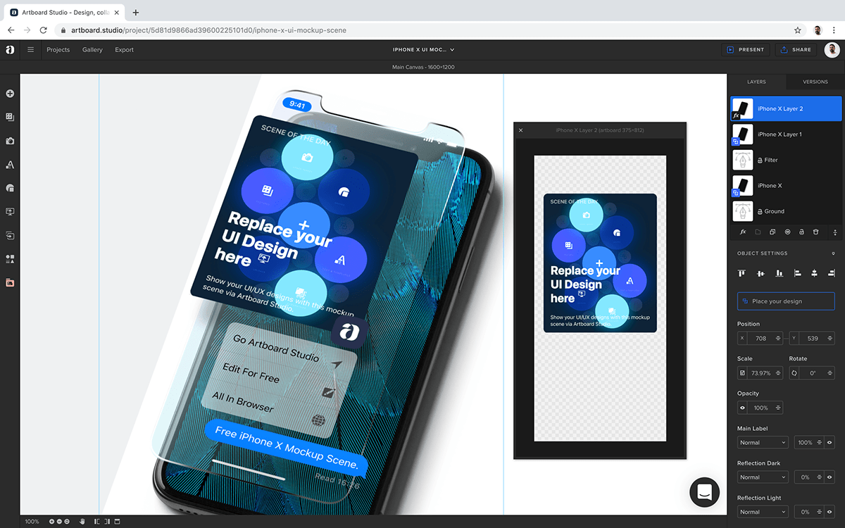 Mockup free iphone UI ux app app design Interface free mockup 