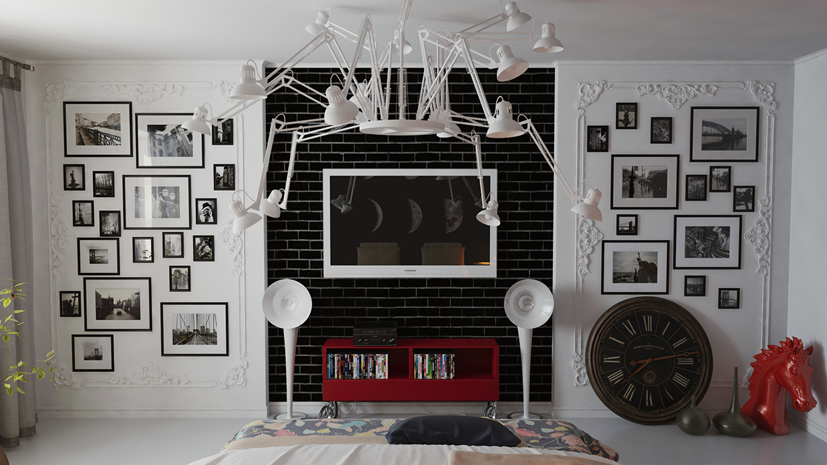 Bedroom inspiration modern interior b&w interior black/white interior modern bedroom modern and classic