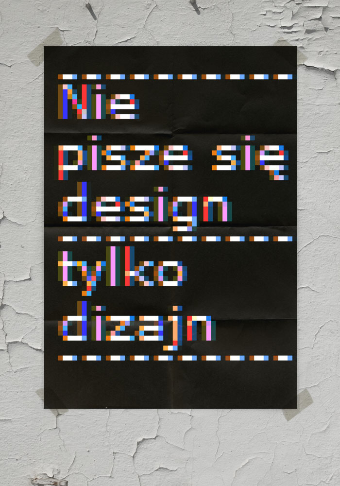 pixel bitmap typo type commodore poster pattern geometric arcade