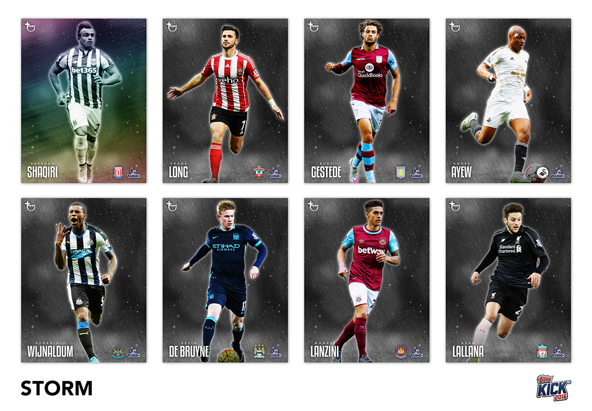 Topps KICK Storm Design on Behance
