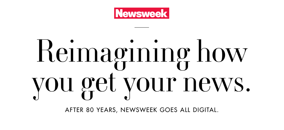 Newsweek news editoral