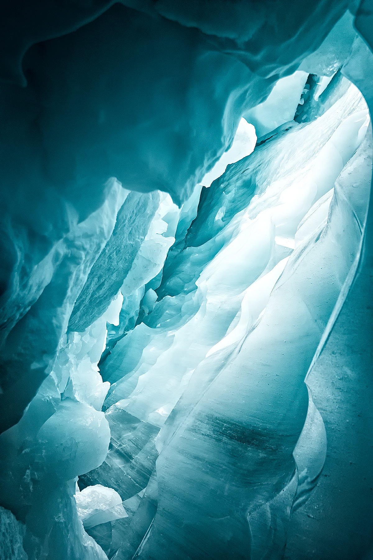 fine art photography FINEART Switzerland glacier ice blues blue winter Photography  landscape photography